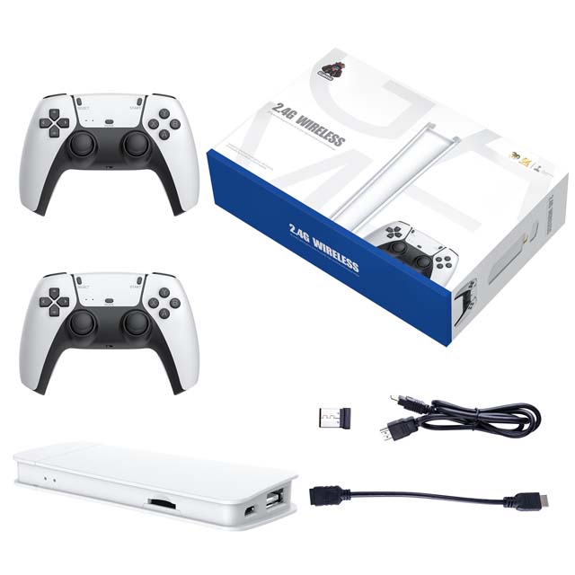 Enjoy over 2400 games with the amazing microconsole gaming device.