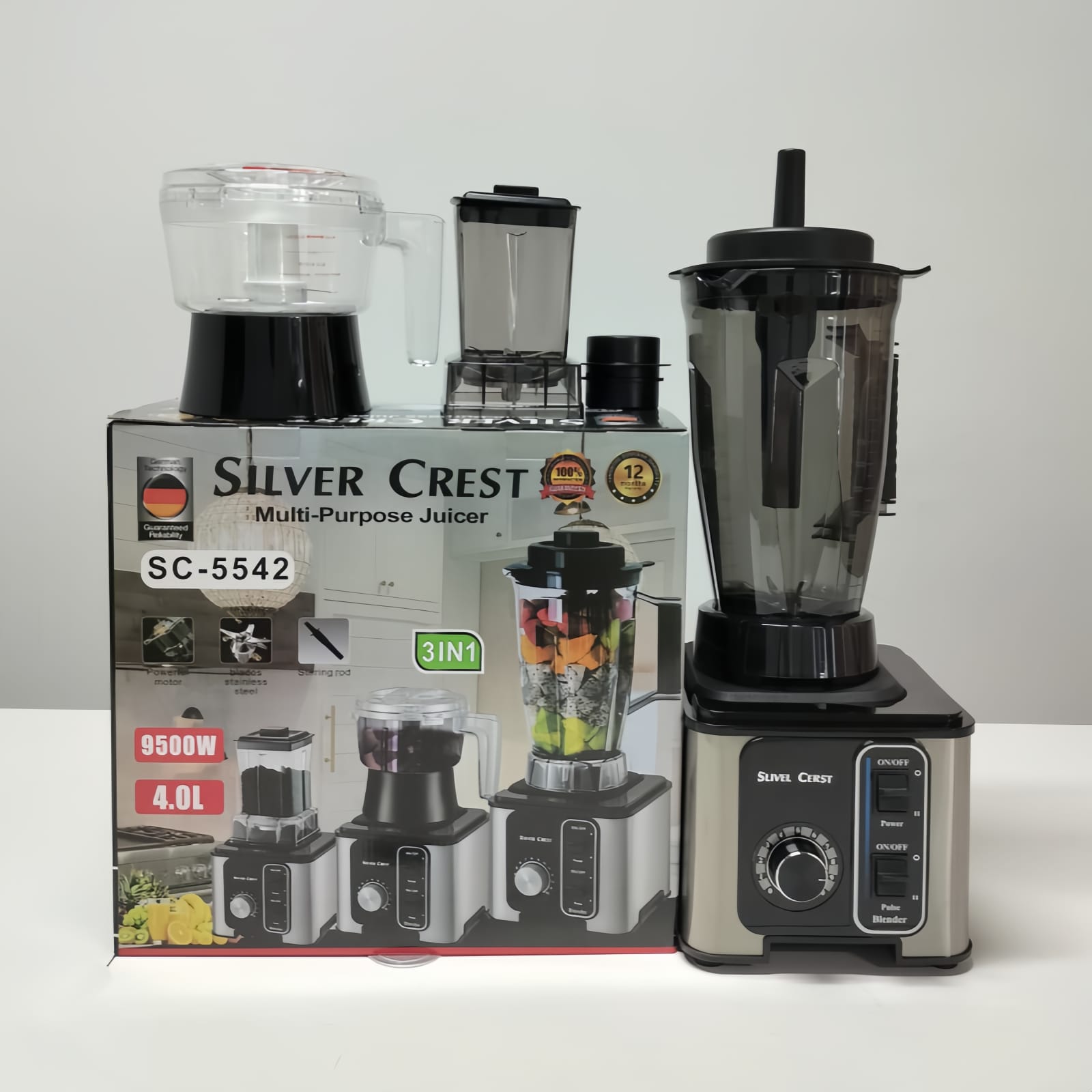 Multi-purpose blender and grinder from Silver Crest - SC-5542.
