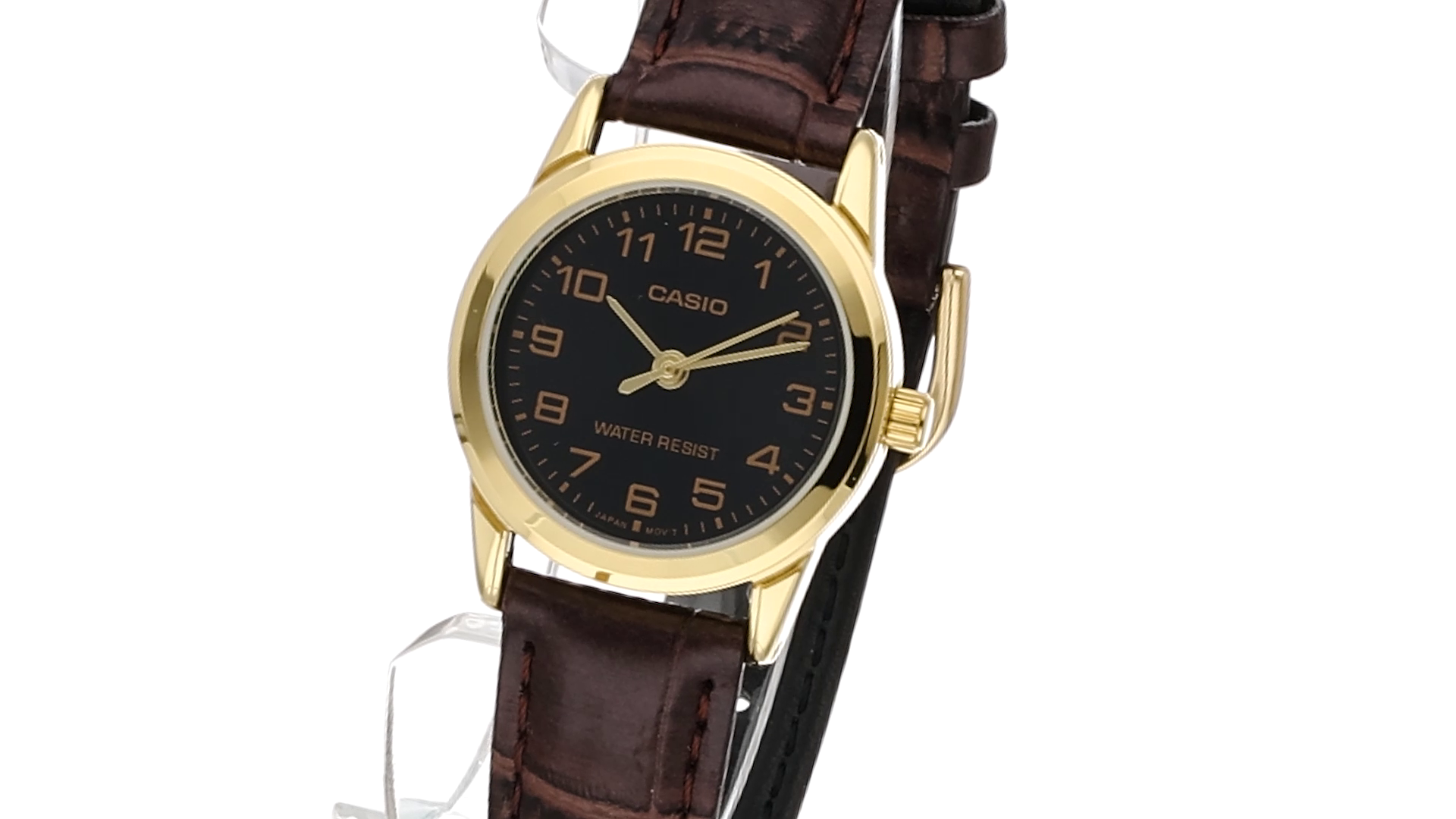 Casio women's watch with hands model LTP-V001GL-1B for an elegant look.