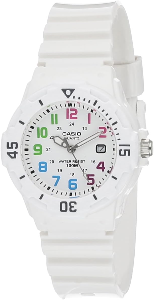 Casio Women's Quartz Analog Watch with Resin Strap.