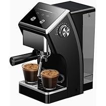 High-pressure 20-bar espresso coffee machine